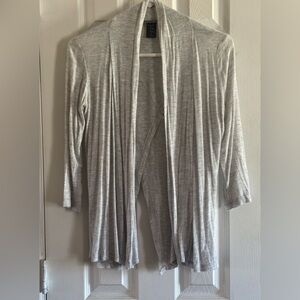 Elegant Light Gray Women's Cardigan